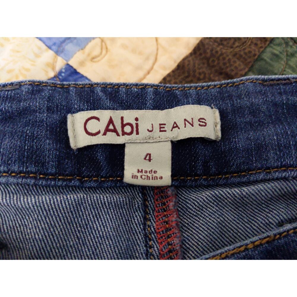 CAbi Women's 4 Medium Wash Boot Cut Jeans Style #333L Classic Denim - Picture 3 of 8